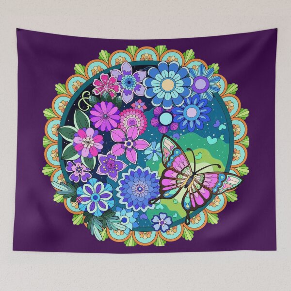 Item preview, Mandala floral circle designed and sold by MarioColtello.