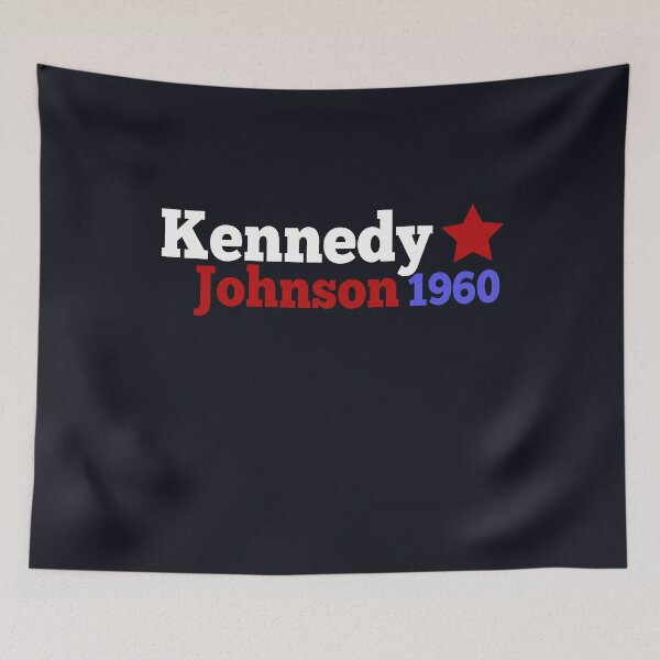 Item preview, John JFK Kennedy & Lyndon B Johnson 1960 Presidential Election Campaign designed and sold by TrndSttr.