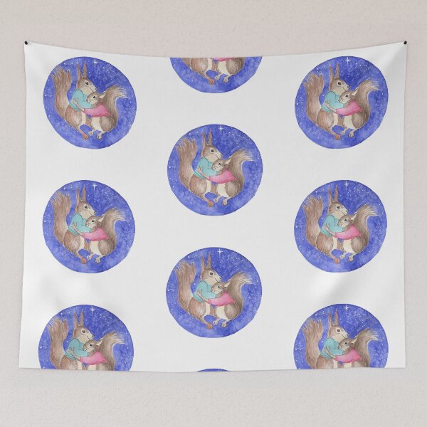 Item preview, Squirrel hug starlight designed and sold by Marianne Elvan Barfoed.