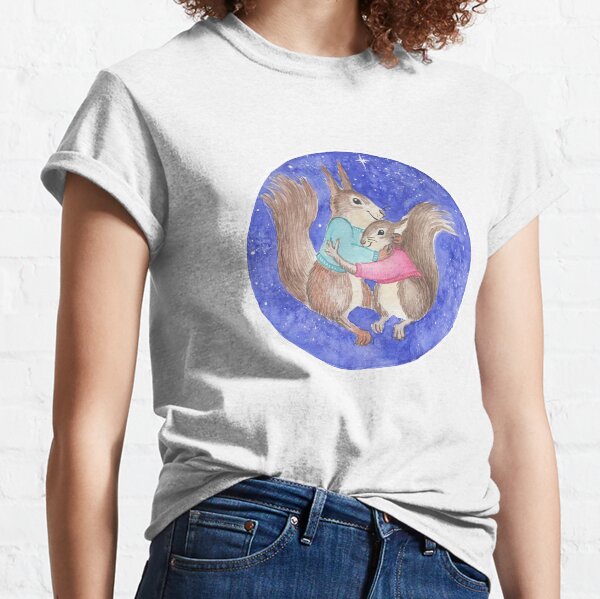 Squirrel hug starlight Classic T-Shirt
