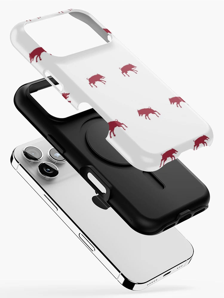 Thumbnail 2 of 4, iPhone Case, Red Razorback designed and sold by HalamoDesigns.