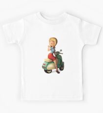 Scooter Girl Kids Tee