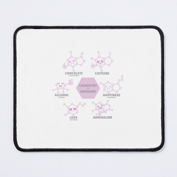 Item preview, Chemistry caffeine , adrenaline,chocolate, alcohol, love, caffeine, happiness, chemistry, science, designed and sold by TRIBExSPACE.