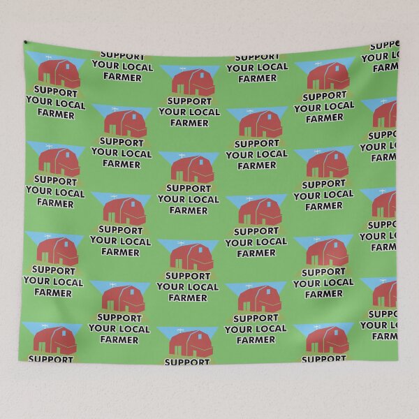 Item preview, Support Your Local Farmer designed and sold by evisionarts.