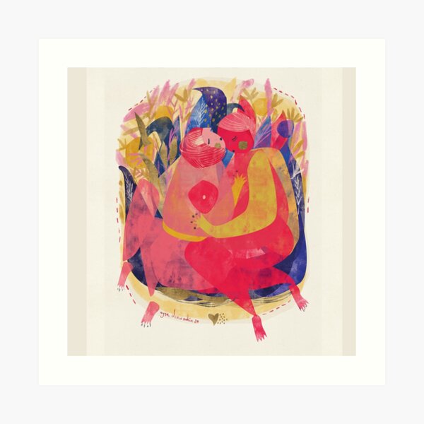 Hug Me 2 Art Print