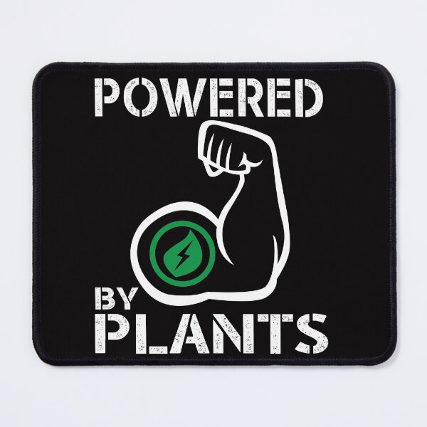Item preview, Vegan Powered By Plants - Strong Vegan Shirt for Bodybuilders designed and sold by TrndSttr.