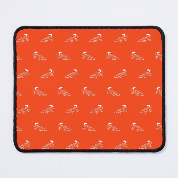 Item preview, White Gator on Orange designed and sold by HalamoDesigns.