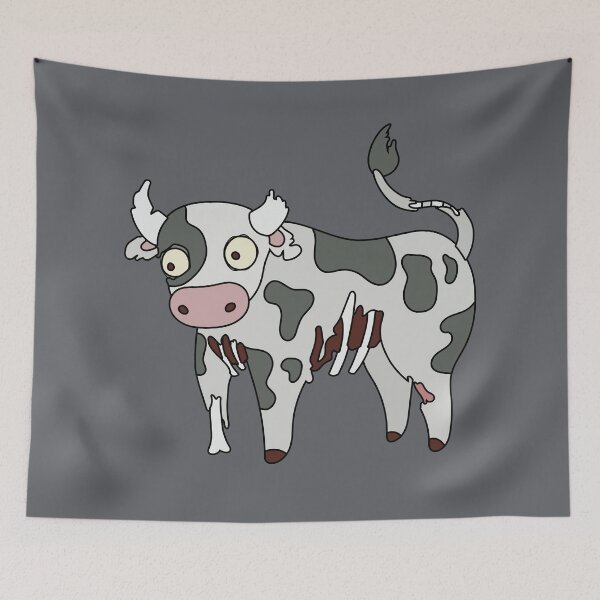 Item preview, Cute Zombie Cow // Funny Halloween Animals designed and sold by SLAG-Creative.