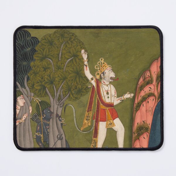 Item preview, Sugriva (Monkey General) Challenges his Brother Bali designed and sold by HinduArtGallery.