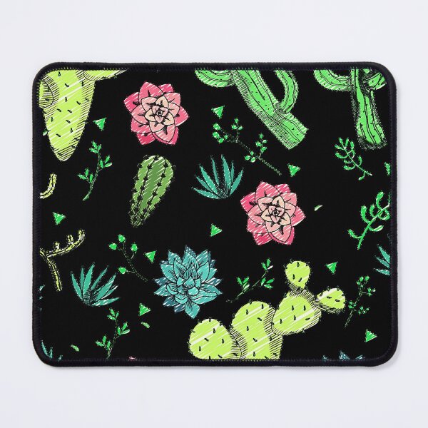 Item preview, cactus multicolor trendy bright colors pattern designed and sold by cutecrazytshirt.