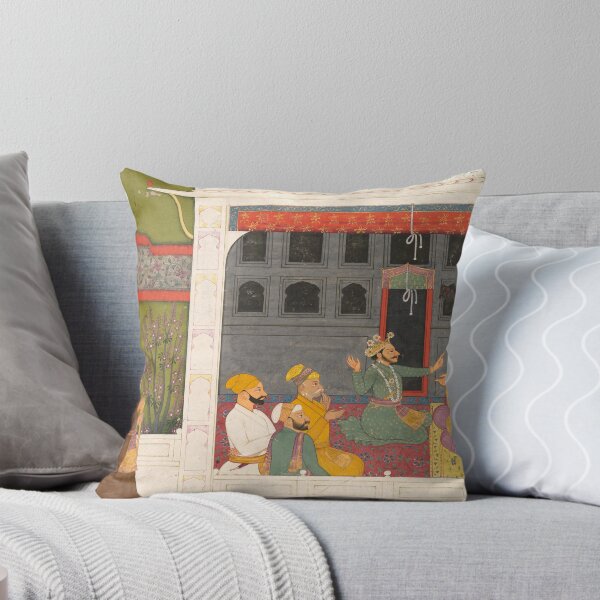 Item preview, Shispul Arguing with Rukmini's Father designed and sold by HinduArtGallery.