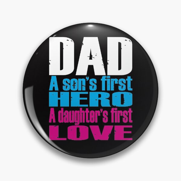 Item preview, Fathers Day Gift - Son's First Hero, Daughters First Love designed and sold by TrndSttr.
