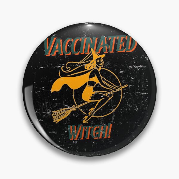 Item preview, Vaccinated Witch Classic Vintage Distressed Design  designed and sold by Candlewood Museum & Gift Shoppe.