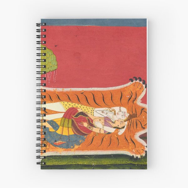 Item preview, Shiva and Parvati on a Tiger Skin designed and sold by HinduArtGallery.