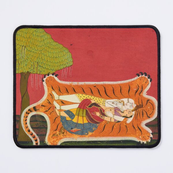 Item preview, Shiva and Parvati on a Tiger Skin designed and sold by HinduArtGallery.