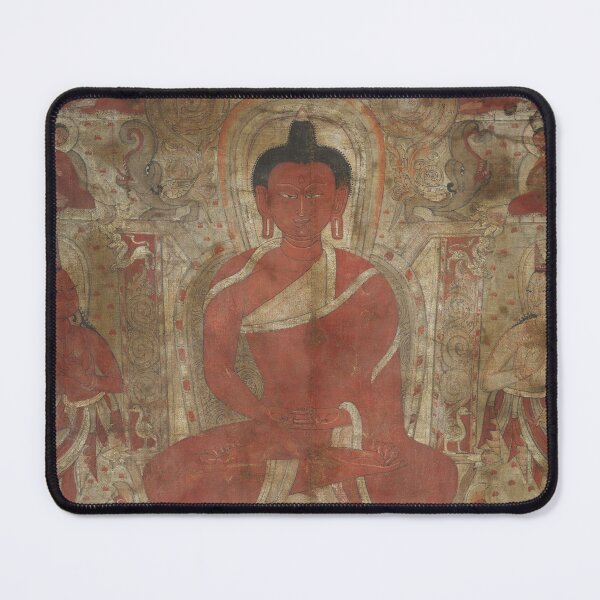 Item preview, Seated Amitabha with Attendants designed and sold by HinduArtGallery.