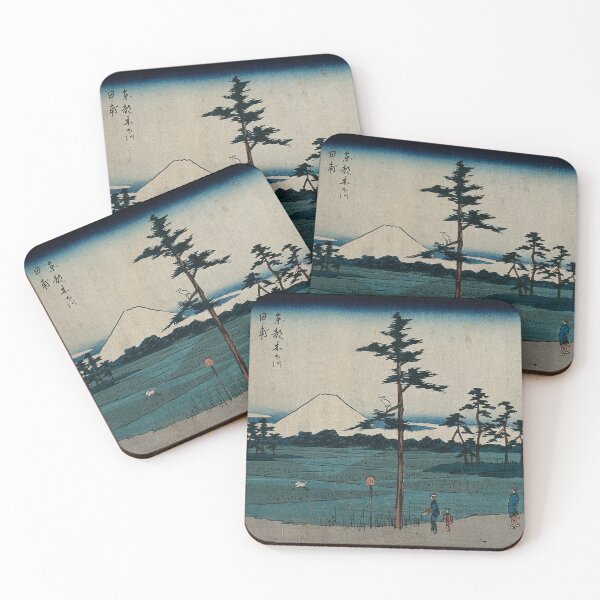 Item preview, Hiroshige's Field in Kinegawa designed and sold by mosfunky.
