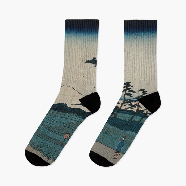 Item preview, Hiroshige's Field in Kinegawa designed and sold by mosfunky.