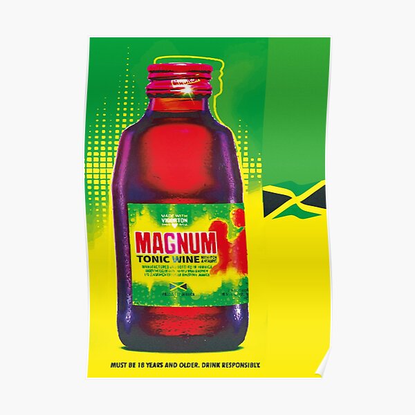 Jamaican Magnum Tonic Wine Poster
