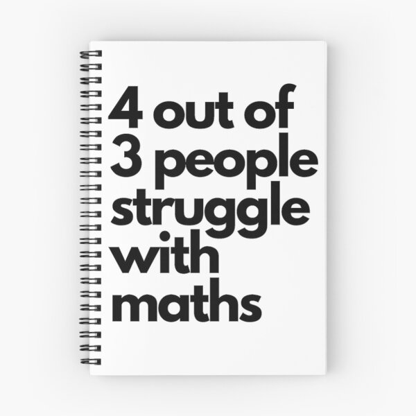 Item preview, 4 out of 3 People Struggle with Maths designed and sold by NineSevenFour.