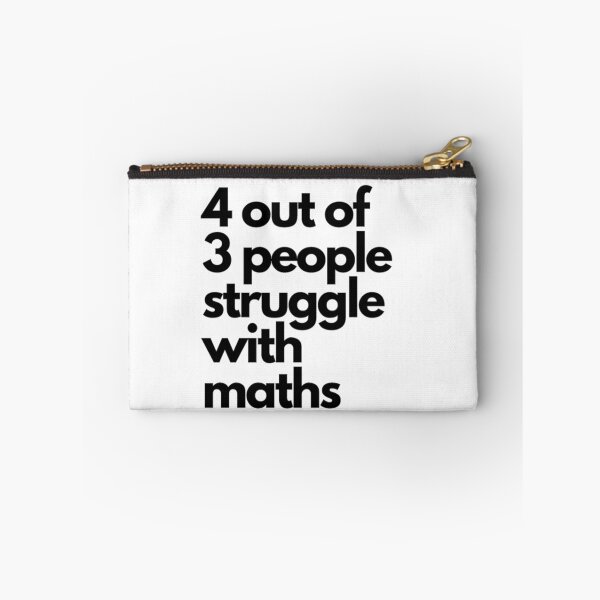 Item preview, 4 out of 3 People Struggle with Maths designed and sold by NineSevenFour.