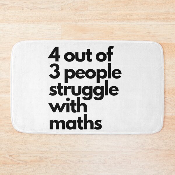 Item preview, 4 out of 3 People Struggle with Maths designed and sold by NineSevenFour.