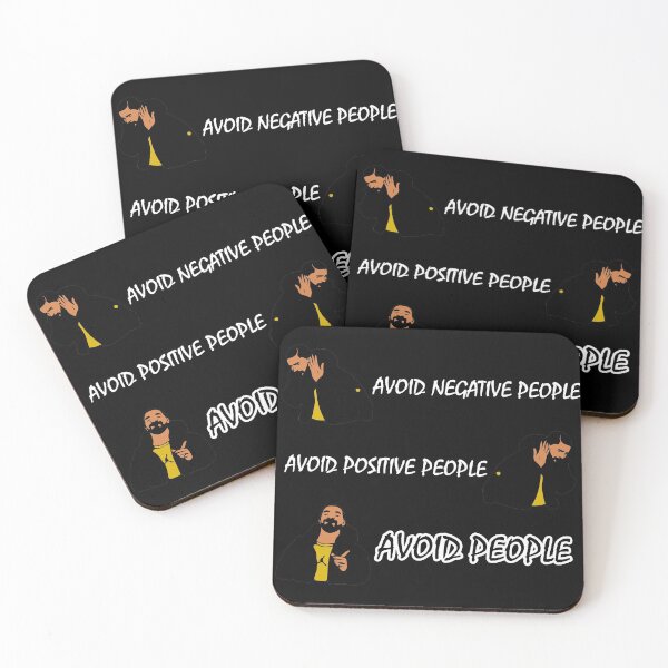 Item preview, FUNNY Avoid Negative People Meme Costume Black GIFT designed and sold by KiraSpace.