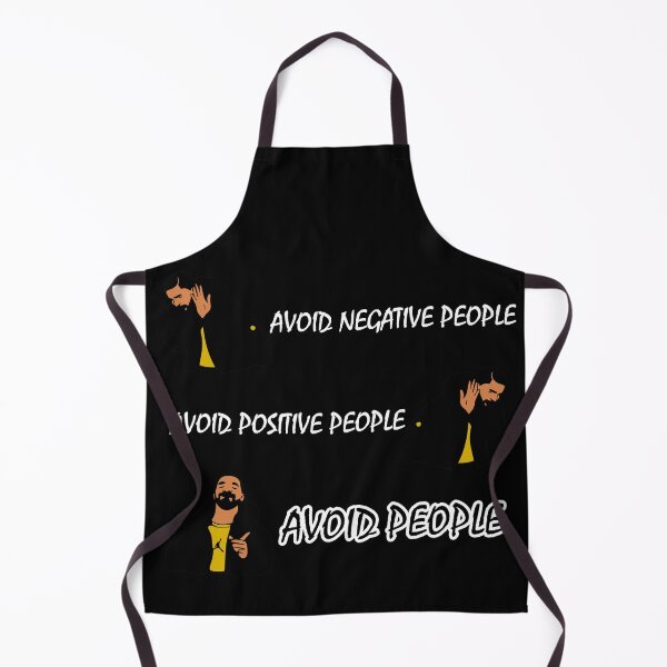 Item preview, FUNNY Avoid Negative People Meme Costume Black GIFT designed and sold by KiraSpace.