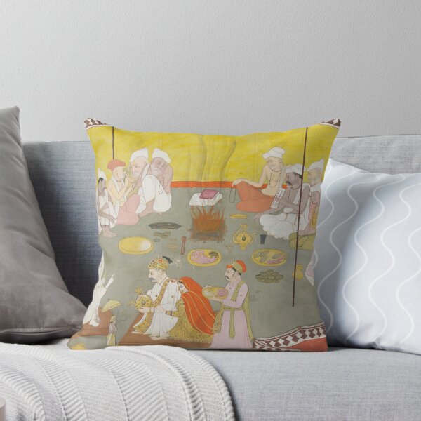 Item preview, Royal Couple Distributing Meals designed and sold by HinduArtGallery.
