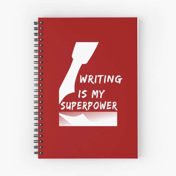 Item preview, Writing is my Superpower designed and sold by SM-BOUTIK.