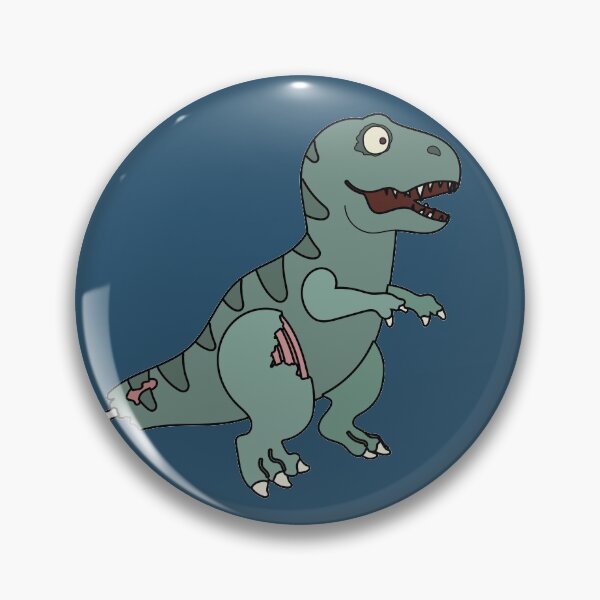 Item preview, Cute Zombie T-Rex Dinosaur // Funny Halloween Animals designed and sold by SLAG-Creative.