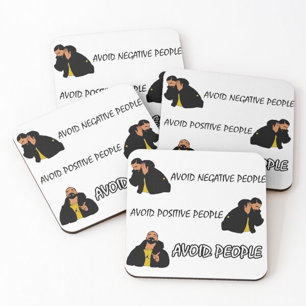 Item preview, FUNNY Avoid Negative People Meme Costume Black GIFT designed and sold by KiraSpace.