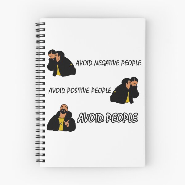 Item preview, FUNNY Avoid Negative People Meme Costume Black GIFT designed and sold by KiraSpace.