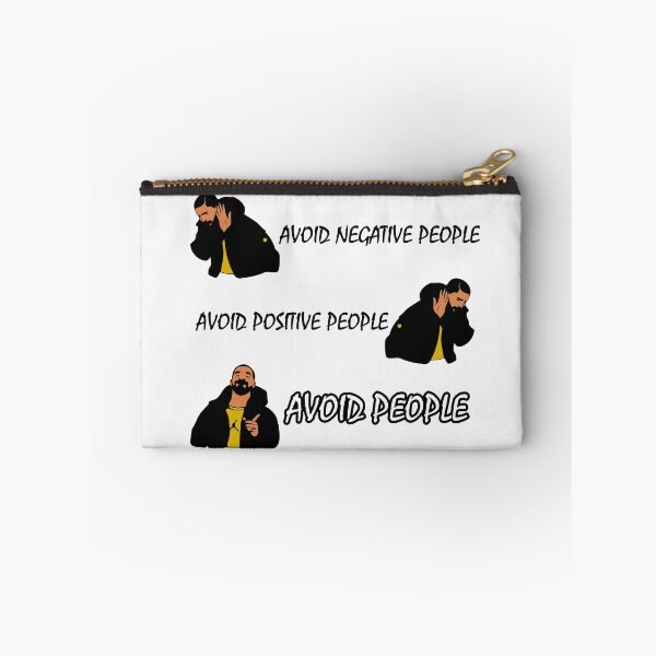 Item preview, FUNNY Avoid Negative People Meme Costume Black GIFT designed and sold by KiraSpace.