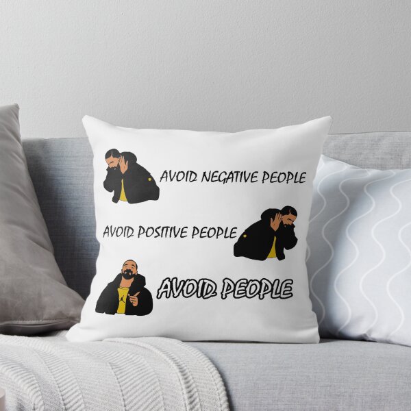 Item preview, FUNNY Avoid Negative People Meme Costume Black GIFT designed and sold by KiraSpace.