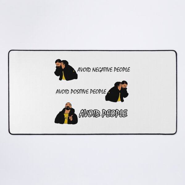 Item preview, FUNNY Avoid Negative People Meme Costume Black GIFT designed and sold by KiraSpace.
