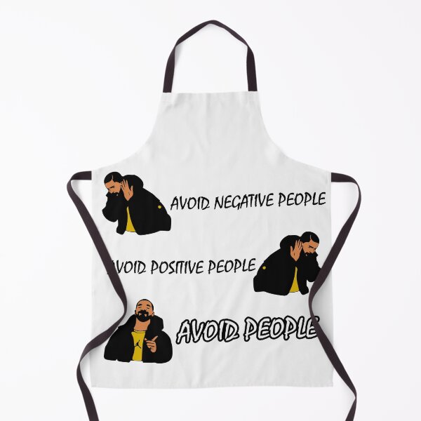 Item preview, FUNNY Avoid Negative People Meme Costume Black GIFT designed and sold by KiraSpace.