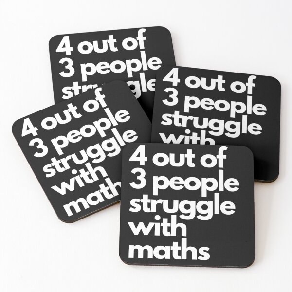 Item preview, 4 out of 3 People Struggle with Maths designed and sold by NineSevenFour.