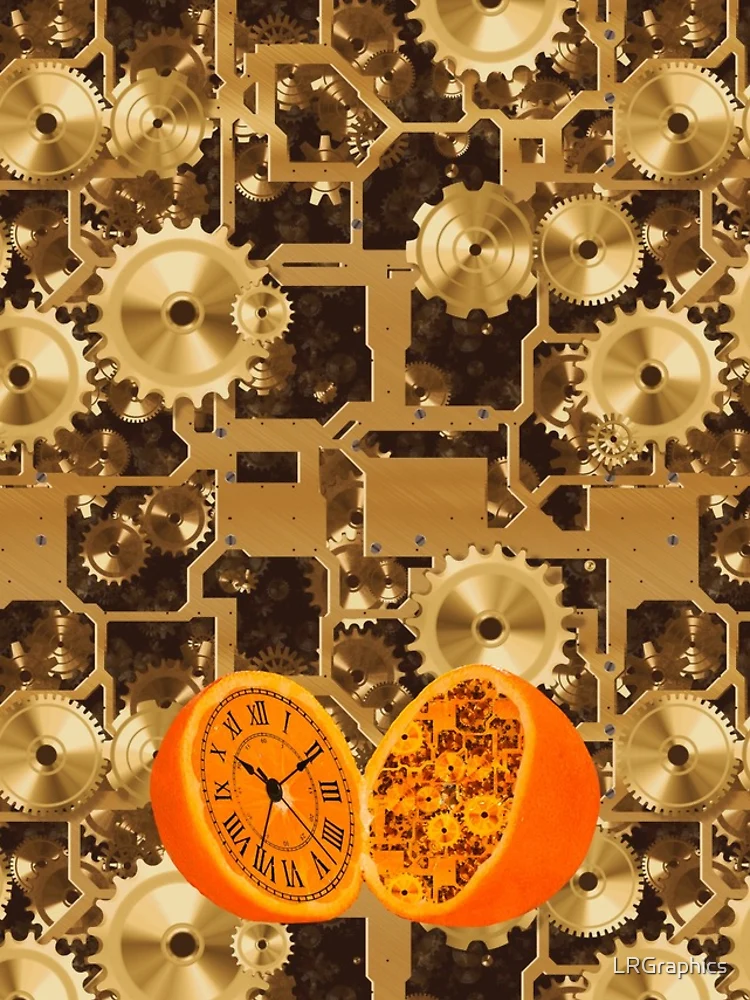 Thumbnail 4 of 4, iPhone Case, Clocks N Oranges Pattern designed and sold by LRGraphics.