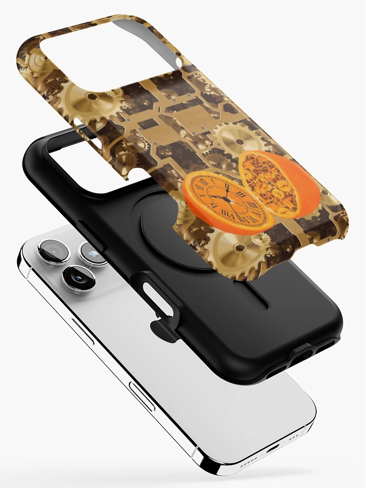 Thumbnail 2 of 4, iPhone Case, Clocks N Oranges Pattern designed and sold by LRGraphics.