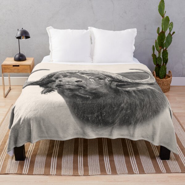 Item preview, African Buffalo Bull Close-up Wildlife designed and sold by Scotch Macaskill.