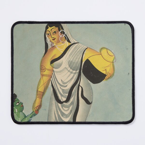 Item preview, Yasoda Taking the Infant Krishna for a Walk designed and sold by HinduArtGallery.