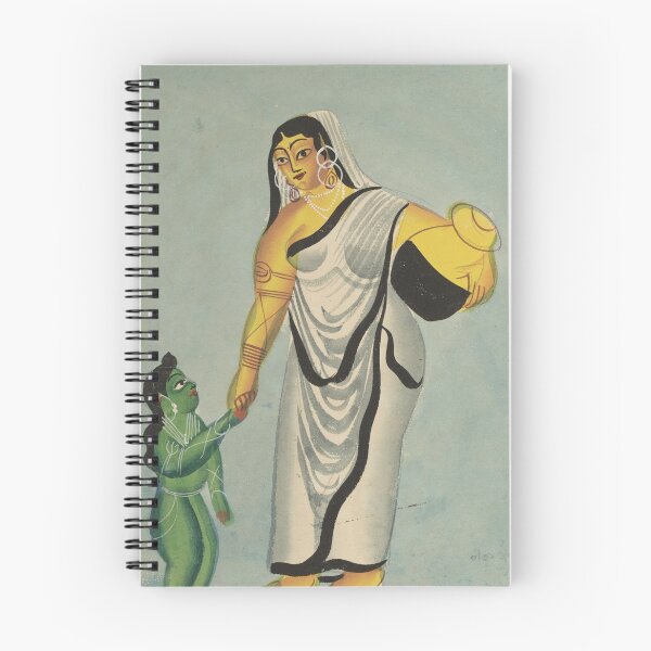 Item preview, Yasoda Taking the Infant Krishna for a Walk designed and sold by HinduArtGallery.