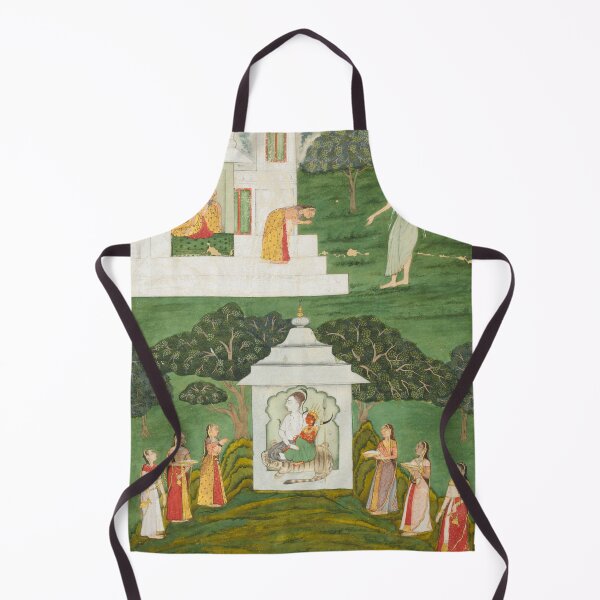 Item preview, Worship of Shiva designed and sold by HinduArtGallery.