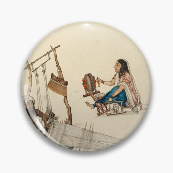 Item preview, Weaving and Spinning - 1860 designed and sold by HinduArtGallery.