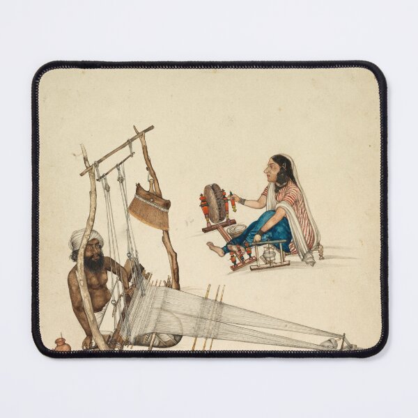 Item preview, Weaving and Spinning - 1860 designed and sold by HinduArtGallery.