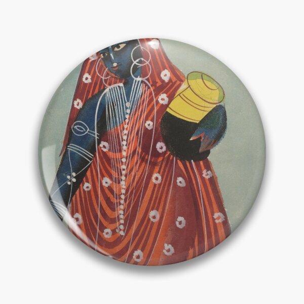 Item preview, Vishnu in Female Form of Mohini Carrying Amrita for the Gods  designed and sold by HinduArtGallery.