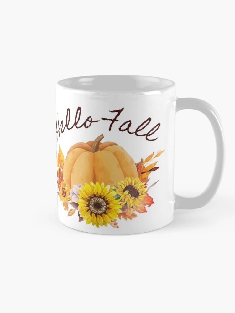 Thumbnail 3 of 6, Coffee Mug, Hello fall designed and sold by RheaRealm.