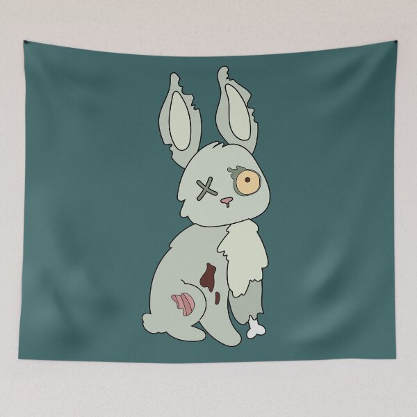 Item preview, Cute Zombie Rabbit // Funny Halloween Animals designed and sold by SLAG-Creative.
