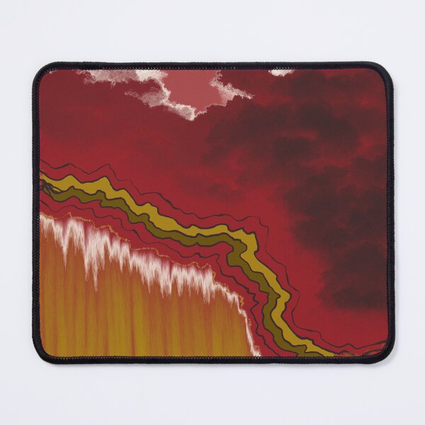 Item preview, Red clouds Abstract mountains with red sunset designed and sold by emm-j.